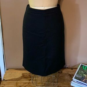No. 2 pencil skirt in double-serge wool